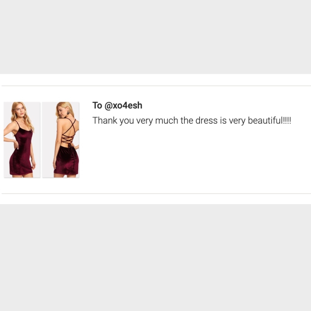Lace Up Open Back Velvet Bodycon Dress Burgundy - Picture 7 of 7